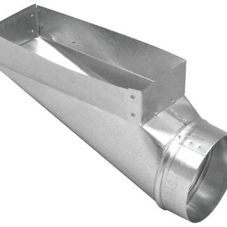 Imperial GV0667 Wall Register Boot, 4 in L, 10 in W, 6 in H, Galvanized