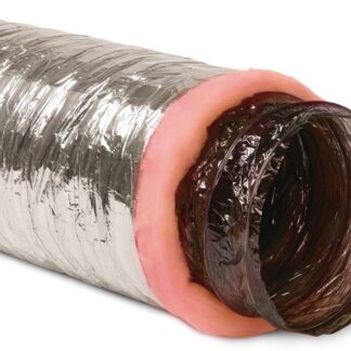 Imperial MEA-0410 Air Duct, 10 ft L, Polyester, Silver