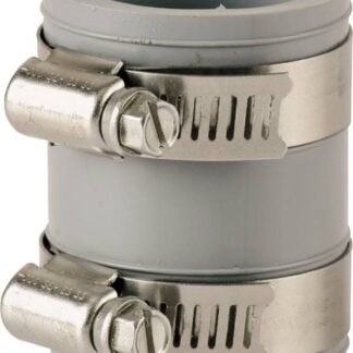 ProSource Coupling, 1 in x 1 in, PVC, Grey