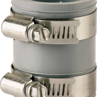 ProSource Coupling, 3/4 in x 3/4 in, PVC, Grey