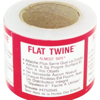 Flat Twine FST11 Stretch Film, 178 ft L, 2 in W, Clear