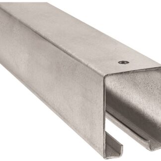 National Hardware N105-726 Box Rail, Steel, Galvanized, 1-57/64 in W, 2-13/32 in H, 8 ft L