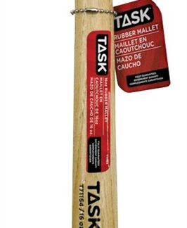 TASK T71164 Mallet, 16 oz Head, Rubber Head