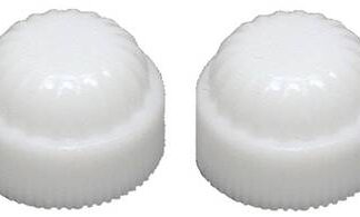 ATRON 01335/LA911 Finial Cap, Plastic, White, 4-Piece