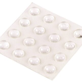 Shepherd Hardware 9964 Furniture Pad, Vinyl, Clear, 3/8 in Dia, 1/4 in Thick, Round