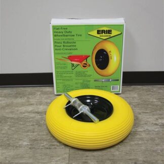 Erie E-9000268 Wheel Kit, 16 in Dia Tire, 4 in W Tire, Polyurethane Foam Tire, 1.35 in Dia Hub, 2-3/4 in L Hub