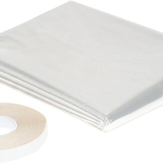 Climaloc CI12783 Insulating Shrink Film, 64 in W, 0.6 mil Thick, 210 in L, Vinyl, Clear