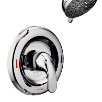Moen Adler Series L82839 Tub and Shower Faucet, 1.75 gpm Showerhead, 1 Spray Settings, Diverter Tub Spout, 1-Handle
