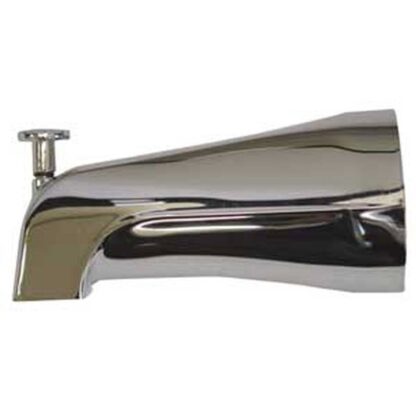 Moen M-Line Series M1480 Diverter Tub Spout, 1/2 in Connection, Slip, Zinc, Chrome Plated