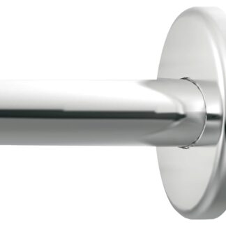 Moen DN2130CH Adjustable Shower Rod, 36 to 60 in L Adjustable, Chrome