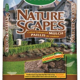 Scotts Nature Scapes 88656750 Color Enhanced Mulch, Solid, Deep Forest Brown, 42.5 L Bag