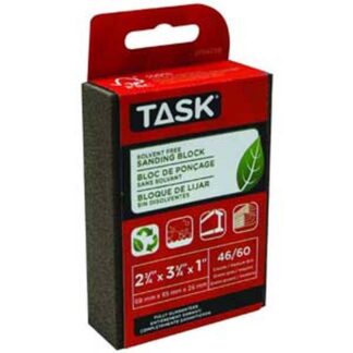 TASK Eco SP64264 Sanding Pad, 80 Grit, Medium, 3-3/4 in L