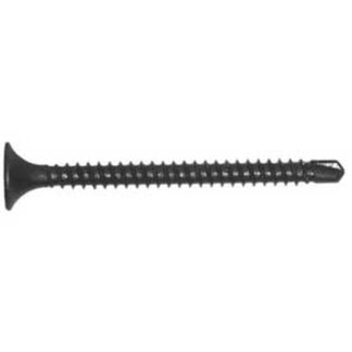 Reliable RzR Series TS12158C1 Screw, #6-20 Thread, 1-5/8 in L, Full Thread, Bugle, Flat Head, Phillips Drive, Steel