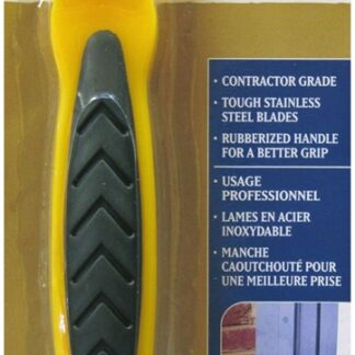 RCR Seal-A-Crack SC10004 Caulking Scraper, Heavy-Duty Profile, Rubber/Stainless Steel