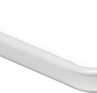 Kenney KN511 Curtain Rod, 1 in Dia, 28 to 48 in L, Steel, White