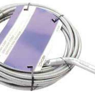 Moen M-Line Series M7930 Drain Auger, 3/8 in Dia Cable, 25 ft L Auger/Cutter