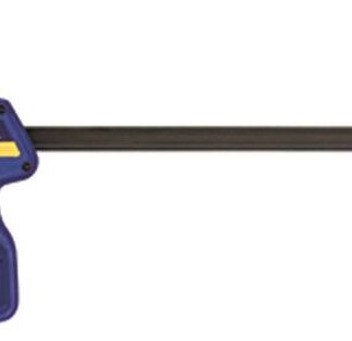 Irwin 1964741 One Handed Bar Clamp, 36 in Opening, 300 lb, 3-3/16 in D Throat, Heat Treated Steel