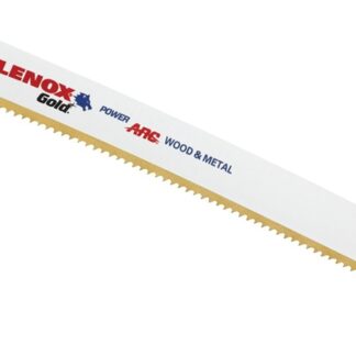 Lenox Gold 21065810GR Reciprocating Saw Blade, 3/4 in W, 8 in L, 10 TPI