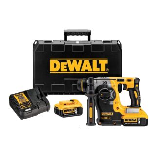 Dewalt 20V Max Brushless SDS Rotary Hammer with 5 Ah Batteries DCH273P2