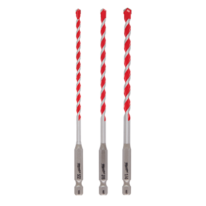 Milwaukee Tool 3pc. SHOCKWAVE™ Carbide Hammer Drill Bit Kit 48-20-9050