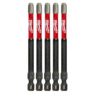 Milwaukee Tool #3 Phillips SHOCKWAVE™ Impact 3-1/2" Power Bits (5 Pack) 48-32-4566