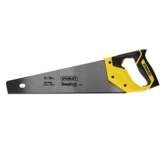 Stanley 15" Hand Saw, 12-Point/Inch, Sharp Tooth 20-526