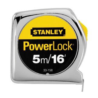 Stanley PowerLock 3/4" X 16' Chrome Tape Measure 33-158