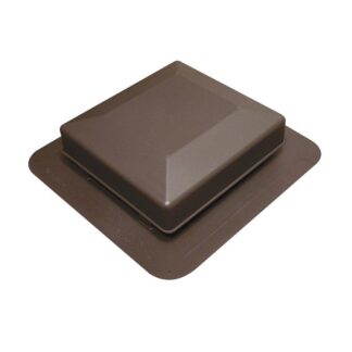 Duraflo Square Top Type B Roof Ventilator, Polypropylene, Brown 6050BR