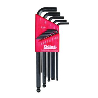 Eklind 13PC Hex Key Set, Ball-Hex-L .050-3/8 13213