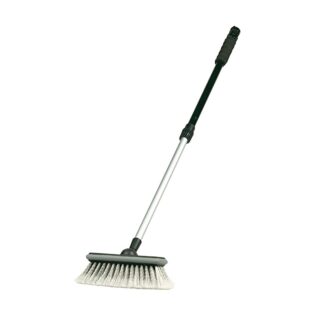 Carrand 8" Flow-Thru Wash Brush with Extension Handle 92022SCBL