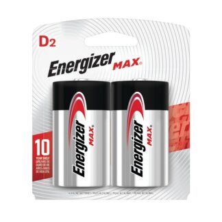 Energizer Max D Battery, 2 Pack E95BP2