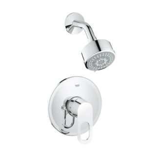 Grohe Bauloop Shower Faucet Only, Starlight Chrome 275457000