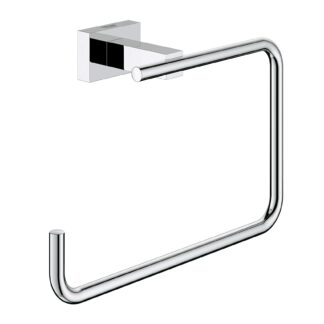 Grohe Essentials Cube Towel Ring, Chrome 40510001