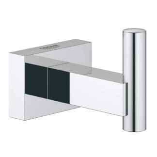 Grohe Essentials Cube Robe Hook, Chrome 40511001