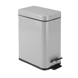 Interdesign 5 Litre Brushed Step Garbage Can 44210
