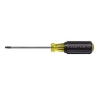 Klein Tools T27 TORX Screwdriver with 4" Round Shank and Cushion Grip Handle 19545