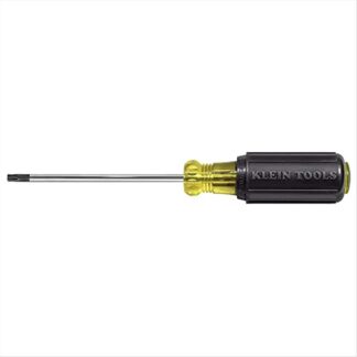 Klein Tools TORX T30 Screwdriver with 4" Round Shank and Cushion Grip Handle 19546