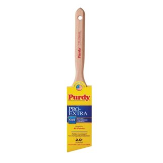 Purdy Pro-Extra Glide Trim Brush, Nylon/Polyester Bristle, Fluted Handle 144152720