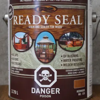 Ready Seal Exterior Stain & Sealer, Redwood 3.78 L 120