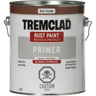 Tremclad Paint Primer, Red Oxide 3.78 L 274102