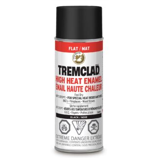 Tremclad High Heat Spray Paint, Gloss Black 340 g 416070000