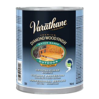 Varathane Exterior Clear Semi-Gloss Water Based 946 mL Y250141