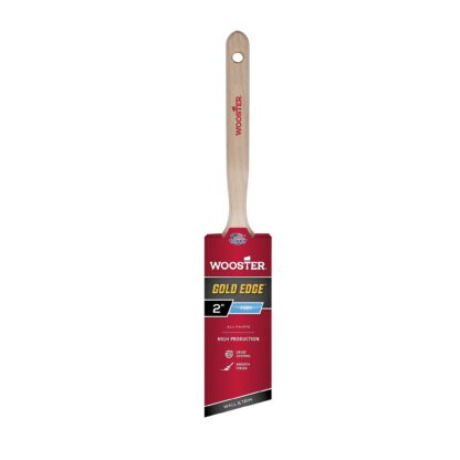 Wooster Gold Edge 2-1/2" Nylon/Poly Angle Sash Paintbrush 5231-2-1/2