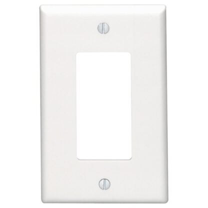 Leviton 80601-021-OOW White 1-Gang Wall Plate