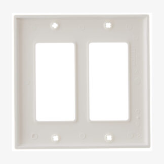 Leviton 80609-002-OOW White 2-Gang Wall Plate