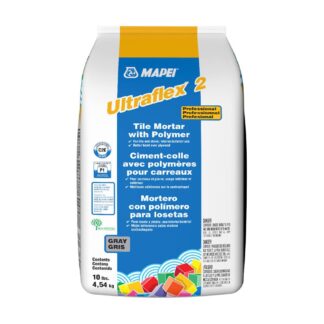 Mapei 006005521 Ultraflex 2 Professional Tile Mortar with Polymer, Gray