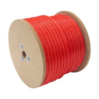 Mibro 302251 3/8" x 500' Red Twisted Polypropylene Rope