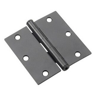 Onward 821FBB 3-1/2" Full Mortise Butt Hinge - Flat Black