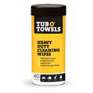 Tub O' Towels TW40 Heavy-Duty Cleaning Wipes - 40PK