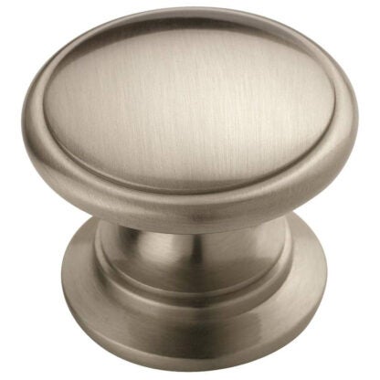 Amerock BP53012G10 1-1/4" Ravino Cabinet Knob - Satin Nickel